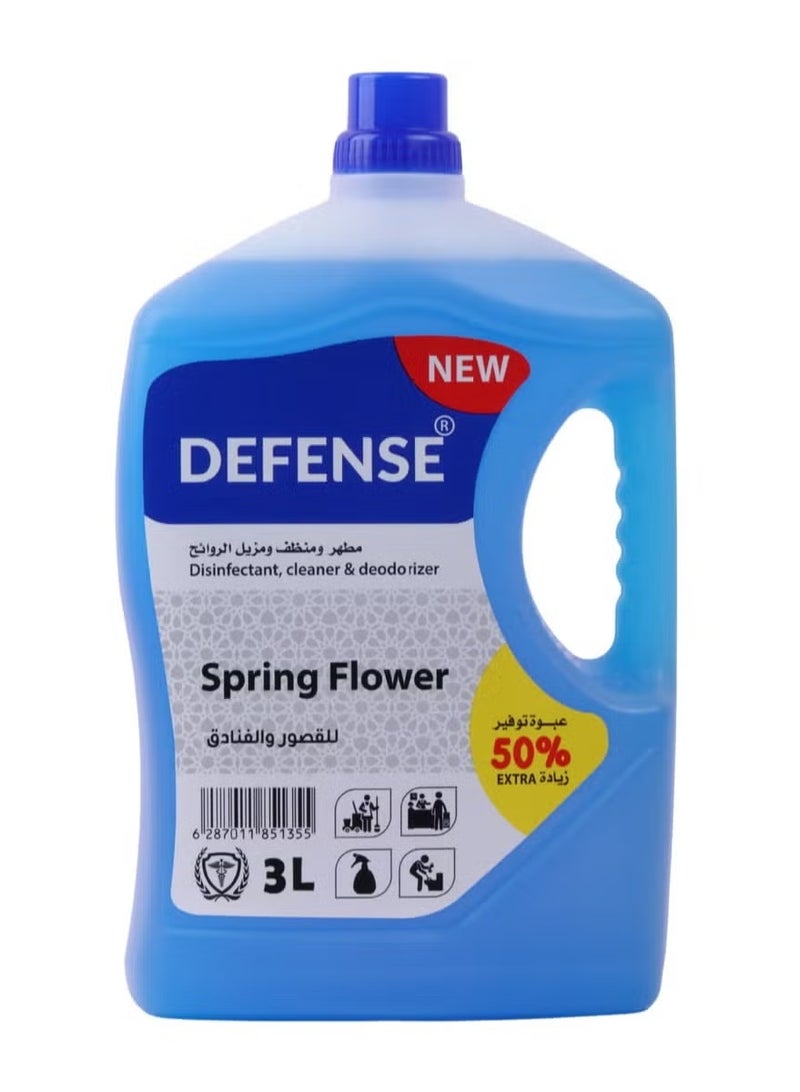 Defense Disinfectant and Deodorizer Cleaner, spring flower 3L HARAM - Image 1